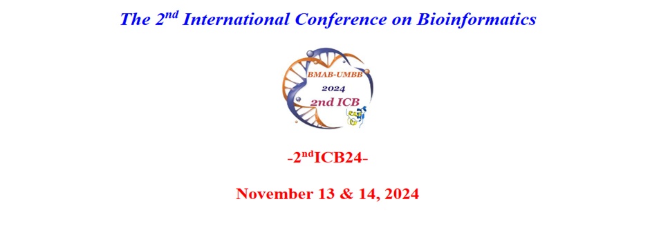 
														The 2nd International Conference on Bioinformatics2024